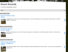 Tablet Screenshot of gravegrounds.com
